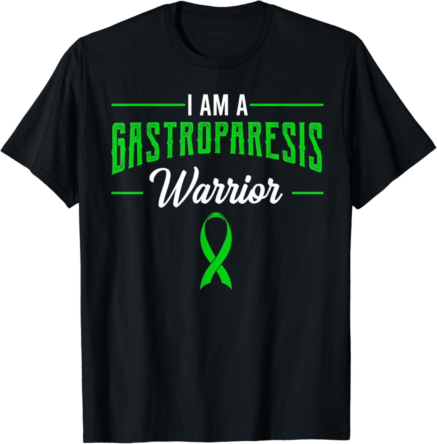 Gastroparesis Awareness Stomach Paralysis Green Ribbon Gift